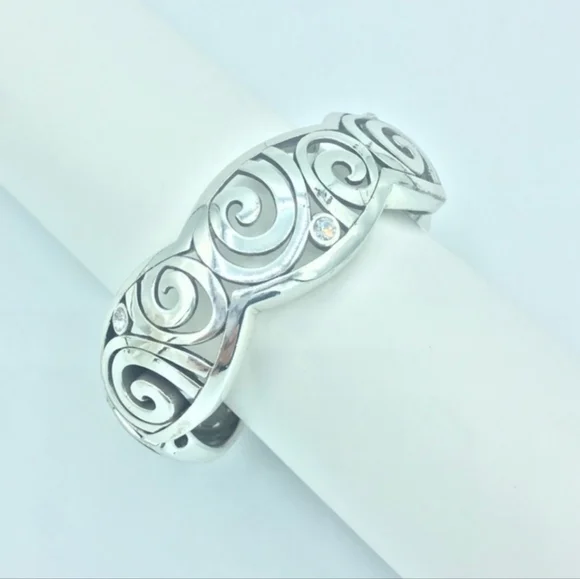 Brighton Silver Scrollwork Bracelet - Picture 2 of 7